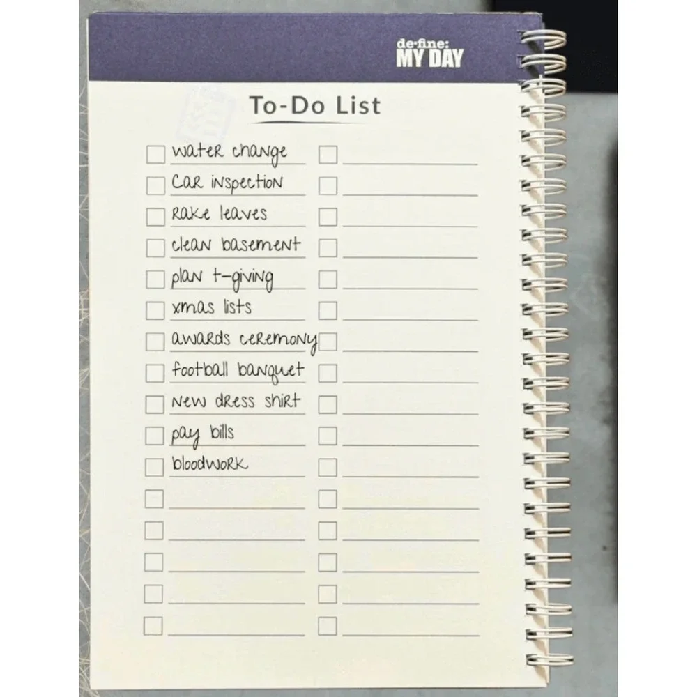 2X NEW DEFINE MY DAY Daily Planner & Goal Setting Gratitude Journal Undated